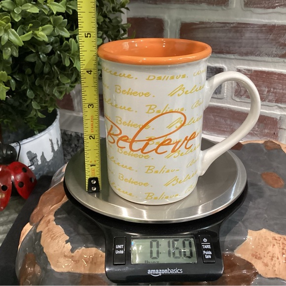 “2/$10” - Gibson - Ceramic Crafted “Believe” themed Coffee - Tea - Beverage Mug - Picture 8 of 9